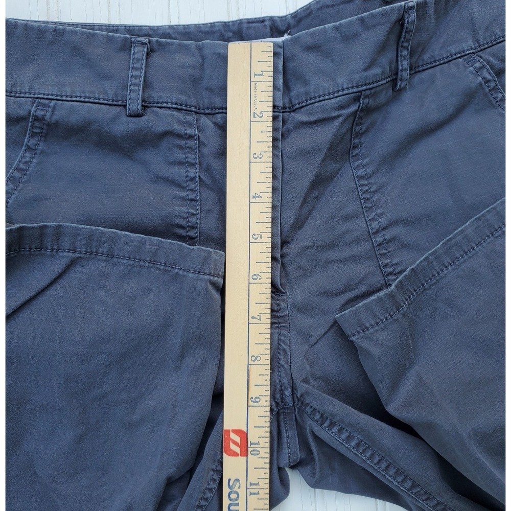 Loft Pants Womens Size 10 Gray Straight Leg Chino Cotton Stretch Casual Workwear - Picture 3 of 9